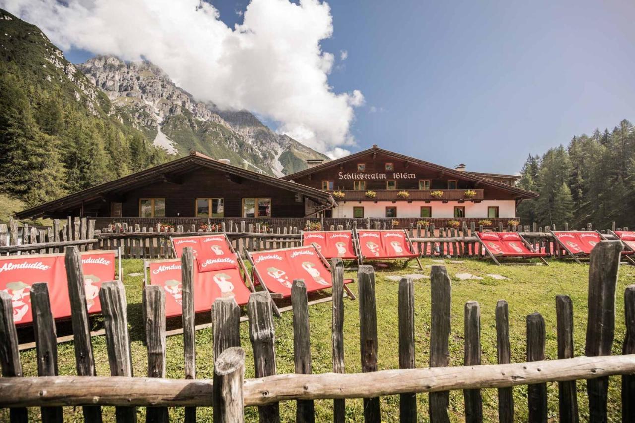 Berghotel Schlickeralm 1.616 M Fulpmes Luaran gambar